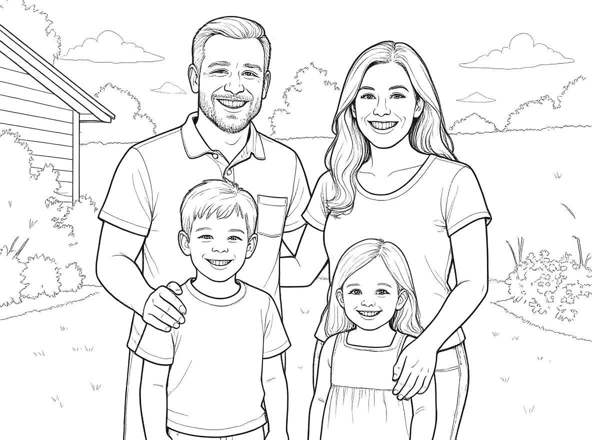 AI Generated Coloring Page 2